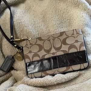 Coach signature C wristlet